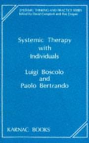 Cover of: Systemic therapy with individuals