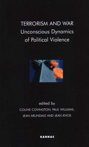 Cover of: Terrorism and War: Unconscious Dynamics of Political Violence