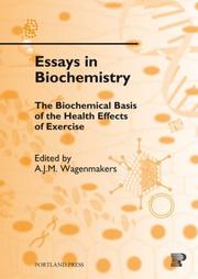The Biochemical Basis of the Health Effects of Exercise (Essays in Biochemistry) by Portland Press