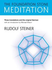 Cover of: Foundation Stone Meditation by Rudolf Steiner