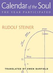 Cover of: Calendar of the Soul | Rudolf Steiner