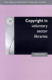 Cover of: Copyright in voluntary sector libraries by Sandy Norman