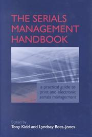 The serials management handbook by Tony Kidd