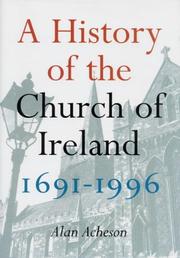 Cover of: A history of the Church of Ireland, 1691-1996