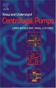 Cover of: Know and understand centrifugal pumps