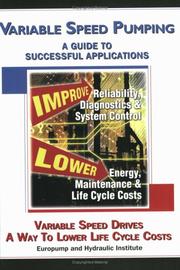 Cover of: Variable Speed Pumping by Europump & the Hydraulic Institute, Europump & the Hydraulic Institute