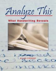 Cover of: Analyze This: What Handwriting Reveals