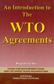 Cover of: introduction to the WTO agreements