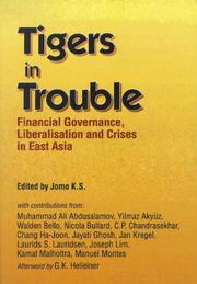 Cover of: Tigers in trouble: financial governance and the crises in East Asia
