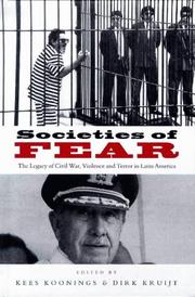 Cover of: Societies of Fear by Kees Koonings, Dirk Kruijt