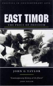 Cover of: East Timor | John G. Taylor