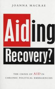 Cover of: Aiding Recovery? | Joanna Macrae