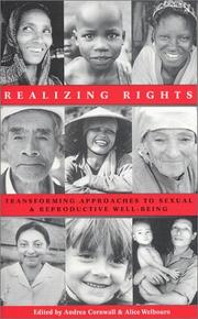 Cover of: Realizing Rights by Andrea Cornwall, Alice Welbourn