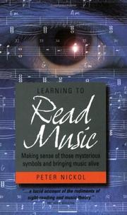 Learning to read music by Peter Nickol