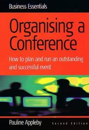 Cover of: Organising a Conference by Pauline Appleby