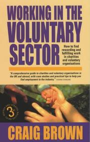 Cover of: Working in the Voluntary Sector