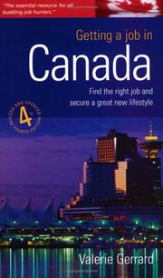 Cover of: Getting a Job in Canada by Valerie Gerrard