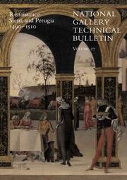 Cover of: National Gallery Technical Bulletin: Volume 27: Renaissance Siena and Perugia, 1490-1510 (National Gallery Technical Bulletin)