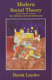 Cover of: Modern social theory: key debates and new directions