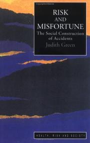 Cover of: Risk and misfortune by Judith Green