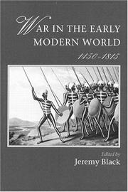 Cover of: War In The Early Modern World, 1450-1815