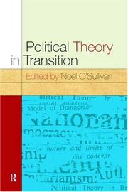Cover of: Political Theory in Transition | N. O