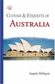 Cover of: Customs & Etiquette of Australia (Simple Guides Customs and Etiquette) by Angela Milligan