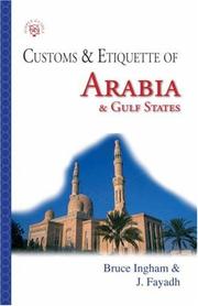 Cover of: Customs & Etiquette Of  Arabia And Gulf States (Simple Guides Customs and Etiquette)