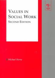 Cover of: Values in Social Work by Michael Horne, Michael Horne