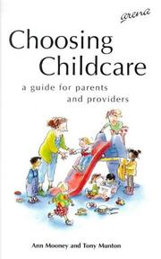 Cover of: Choosing childcare: a guide for parents and providers