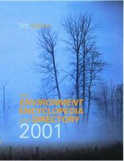 Cover of: The Environment Encyclopedia and Directory 2001 (Environment Encyclopedia and Directory) by 3rd Ed