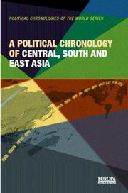 Cover of: A political chronology of Central, South and East Asia