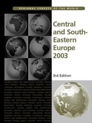 Cover of: Central and South-Eastern Europe 2003 (Central and South-Eastern Europe) by Eur