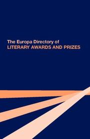 The Europa directory of literary awards and prizes