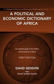 Cover of: A Political and Economic Dictionary of Africa (Political and Economic Dictionaries)