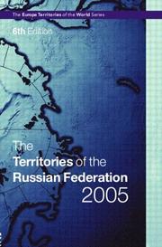 Cover of: Territories of the Russian Federation 2005 (6E) (Territories of the Russian Federation) by Europa, Europa