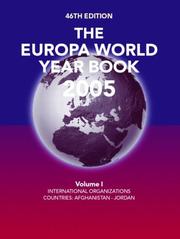 Cover of: The Europa World Year Book 2005