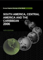 Cover of: South America, Central America, and the Caribbean 2006 (Regional Surveys of the World)