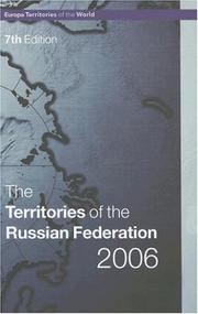 Cover of: Territories of the Russian Federation 2006 (Territories of the Russian Federation)