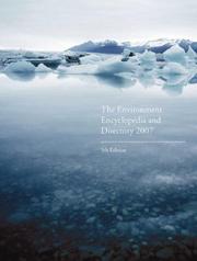 Cover of: Environment Encyclopedia and Directory 2007 (Environment Encyclopedia and Directory)