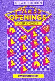Cover of: Chess Openings by Stewart Reuben