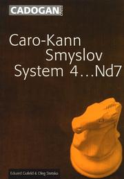 Cover of: Caro-Kann by Oleg Stetsko, Eduard Gufeld