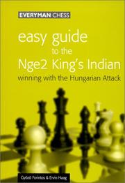 Easy guide to the [N]ge2 King's Indian by Gyozo Forintos, Ervin Haag