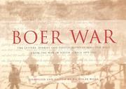 Cover of: BOER WAR: The Letters, Diaries and photographs of Malcolm Riall from the war in South Africa 1899-1902