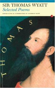 Cover of: Selected Poems: Sir Thomas Wyatt