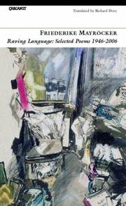 Cover of: Raving Language | Friederike MayrГ¶cker