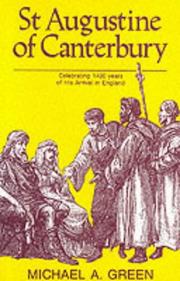 Cover of: St. Augustine of Canterbury by Green, Michael A. B.A.