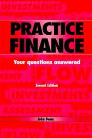 Cover of: Practice finance by John Dean