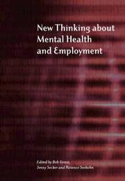 Cover of: A New Thinking About Mental Health And Employment by 