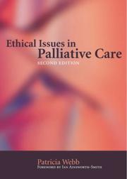 Cover of: Ethical Issues In Palliatvie Care